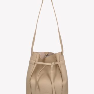 Nanso NARU BUCKET nahkalaukku - vaalea beige