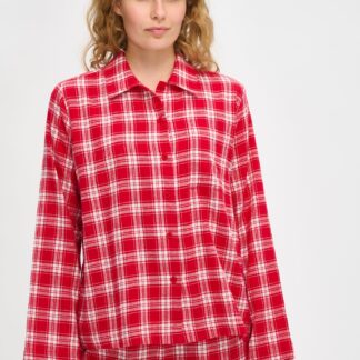 Nanso RUUTU pyjamapaita - punainen