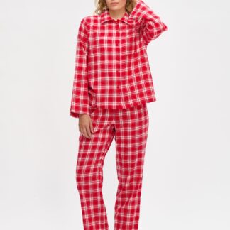 Nanso RUUTU pyjamahousut - punainen