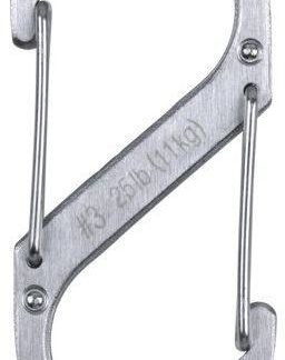 Nite Ize S-biner Dual Car.#3 Stainless varustejousihaka