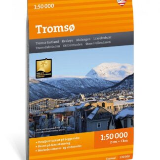 Calazo Tromsø 1:50 000 retkeilykartta