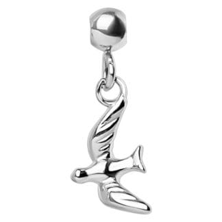 Muli Collection Swallow Charm Silver