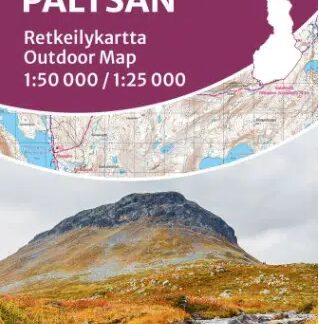 Karttakauppa Kilpisjärvi Pältsan 1:50 000 / 1:25 000 retkeilykartta, suomi