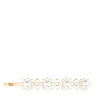 DARK Vintage Pearl Pin White