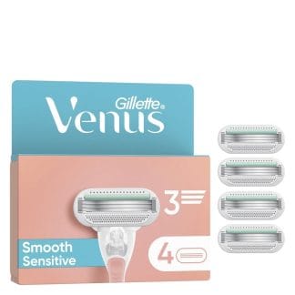 Gillette Venus Smooth Sensitive Razor Blades 4 kpl