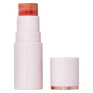Revolution Beauty Skin Silk Marble Blush Stick Sunkissed Apricot