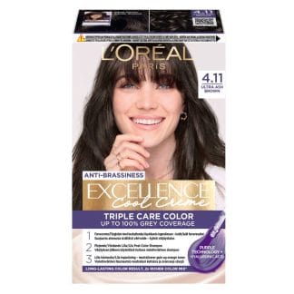 L'Oréal Paris Excellence Cool Crème – 4.11 Ultra Ash Brown