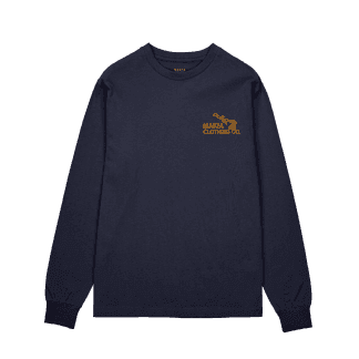 Makia Bear Long Sleeve - Miehet - Sininen