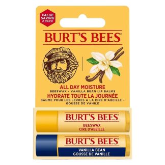 Burt's Bees Lip Balm Duo Beeswax & Vanilla 2 kpl