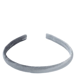 DARK Velvet Hair Band Thin Sparkled Dark Sage