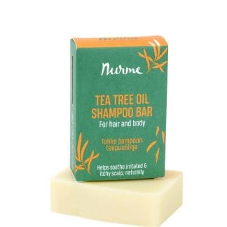 Nurme Tea Tree Shampoo Bar -Palashampoo kutisevalle hiuspohjalle 100g 100 g