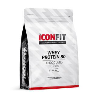 ICONFIT Heraproteiini 80, Suklaa (stevialla makeutettu) 1 kg 1 kg