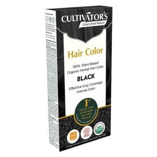 Cultivator's Organic Herbal Hair Color Black 4pcs