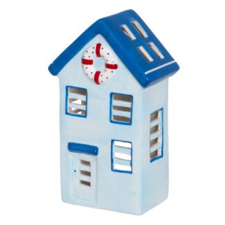 4Living Beach Hut talolyhty 20 cm vaaleansininen