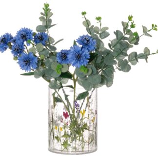4Living Meadow maljakko/lasilyhty 20 cm kirkas