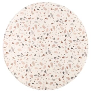 4Living Terrazzo kylpyhuonematto Ø70 cm monivärinen