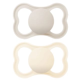 MAM Air 6–16 kk Silicone 2 kpl – Neutral