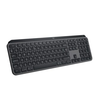 Logitech® | MX Keys S - Tastatur - bagbelyst - Bluetooth, 2,4 GHz - Nordisk asettelu - Grafiitti