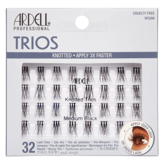 Ardell Trio Individuals Knotted Flare Trios Medium Black