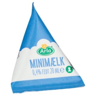 Minimaito Arla 0,4 %, 20 ml, pakkaus 100 kpl.
