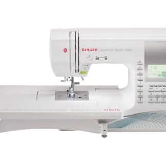 Singer Quantum Stylist 9960 - Symaskine - 600 søm - 13 et-trins knaphuller - LCD näyttö