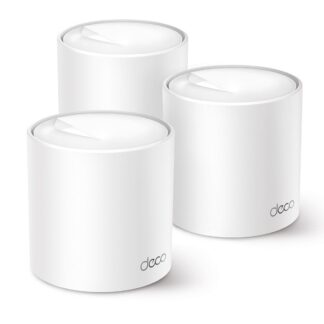 TP-Link Deco X50 (3-pack), Valkoinen, Sisäinen, CE: <20 dBm (2.4 GHz) <23 dBm (5 GHz) FCC: <30 dBm (2.4 GHz) <30 dBm (5 GHz), 0 - 40 °C, -40 - 70 °C, 10 - 90%