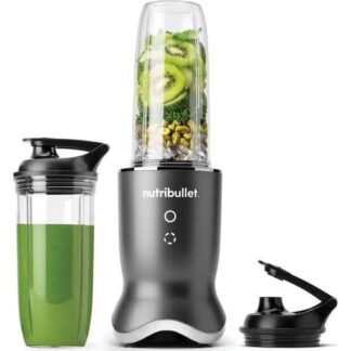 NutriBullet NB1206DGCC, Bordplade tehosekoitin, 900 L, Impulsfunktion, 1200 W, lajittelu, läpinäkyvä