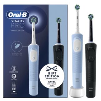 Oral-B Vitality Pro Duo sähköhammasharjasetti - sininen ja musta