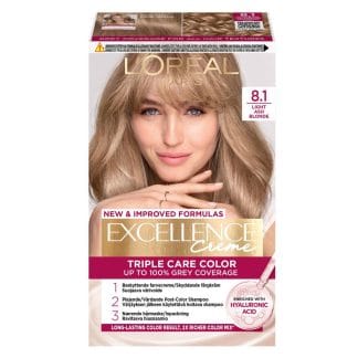 L'Oréal Paris Excellence Crème – 8.1 Light Ash Blonde