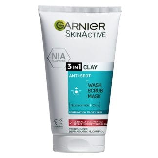Garnier PureActive Salicylic 3-In-1 Anti-Pimple Clay Wash Scrub M