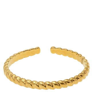 Timi Of Sweden Elna Structure Ring Stainless Steel Gold