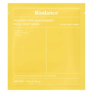 BIODANCE Radiant Vita Niacinamide Real Deep Mask 1kpl