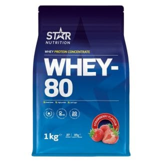 Star Nutrition Whey-80 Strawberry 1000g