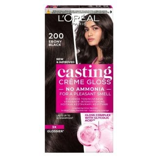 L'Oréal Paris Casting Crème Gloss Semi-Permanent Color 200 Ebony