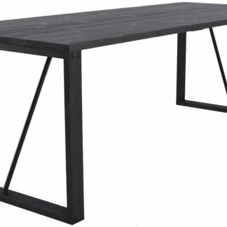 Honka lankkupöytä 220x90 cm musta