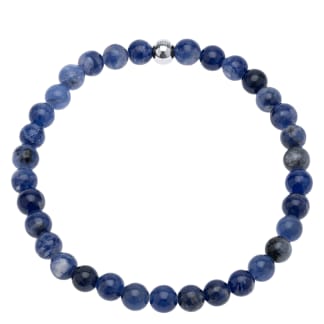 Timi Of Sweden Erik Stone Bead Bracelet Stainless Steel Sodalite