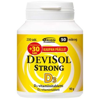 Devisol Strong 50 mikrog imeskelytabl 230 kpl 230 tabl