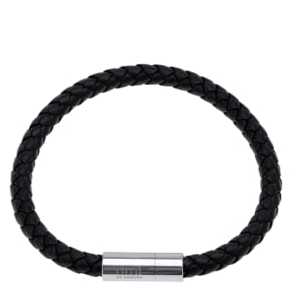 Timi Of Sweden Oliver Leather Bracelet Stainless Steel