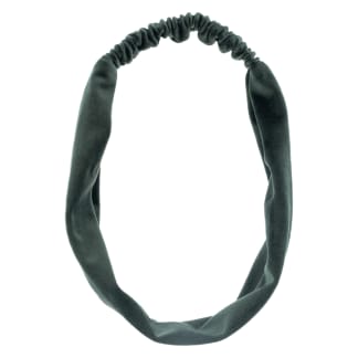 DARK Velvet Headband Pine