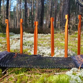 Bushmen V-Pegs UL 6 kpl telttakiila