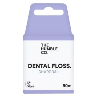 The Humble Co Dental Floss 50 m – Charcoal