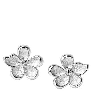 Muli Collection Midi Flower Earring Silver