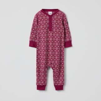 Haalari merinovillaa jacquard-kuviolla