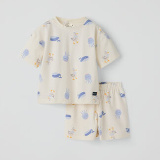 Lyhythihainen pyjama kalat