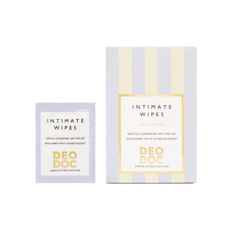 DeoDoc Intimate Wipes Violet Cotton 10 kpl