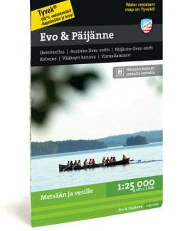 Calazo Evo & Päijänne Tyvek retkeilykartta, suomi