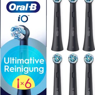 Oral-B iO Ultimate Clean -hammasharjan päät - musta - 6 kpl