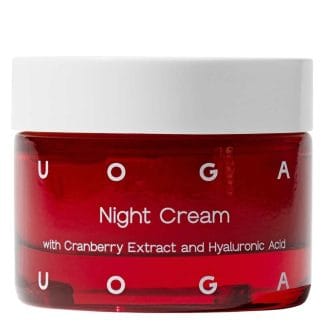 Uoga Uoga Night Cream With Cranberry Extract And Hyaluronic Acid