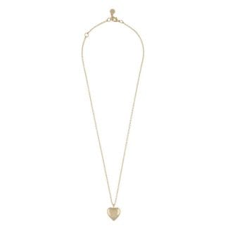 Snö Of Sweden Brooklyn Heart Pendant Necklace 45 cm – Plain Gold