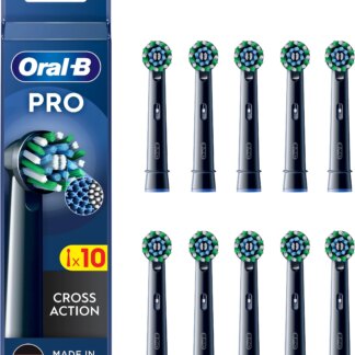 Oral-B Cross Action -hammasharjaspäät - musta - 10 kpl